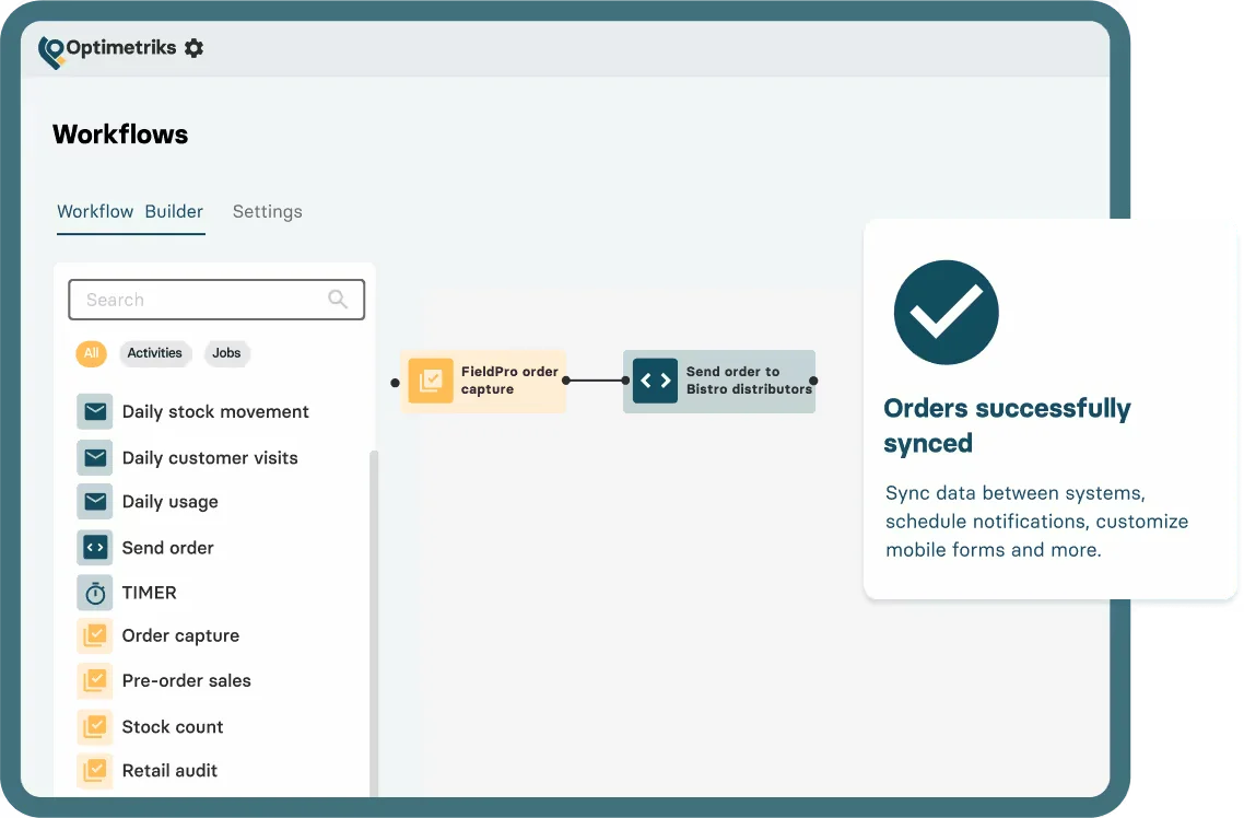 Workflow automation for efficient field operations